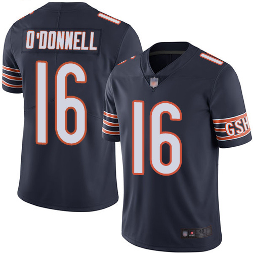 Chicago Bears Limited Navy Blue Men Pat O Donnell Home Jersey NFL Football #16 Vapor Untouchable